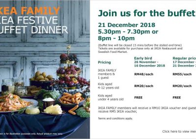 IKEA Restaurant Early Bird Promotion