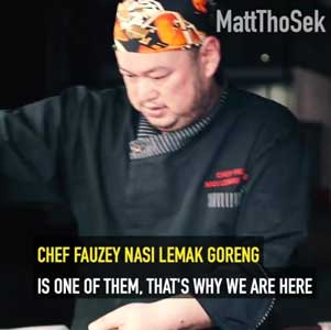 Nasi Lemak Goreng Chef Fauzey