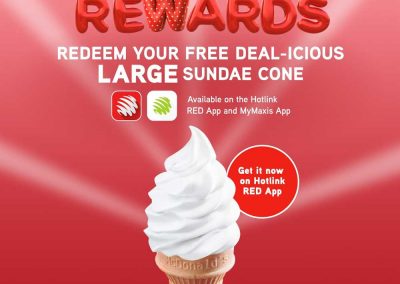 McDonalds Free Sundae Cone With Maxis